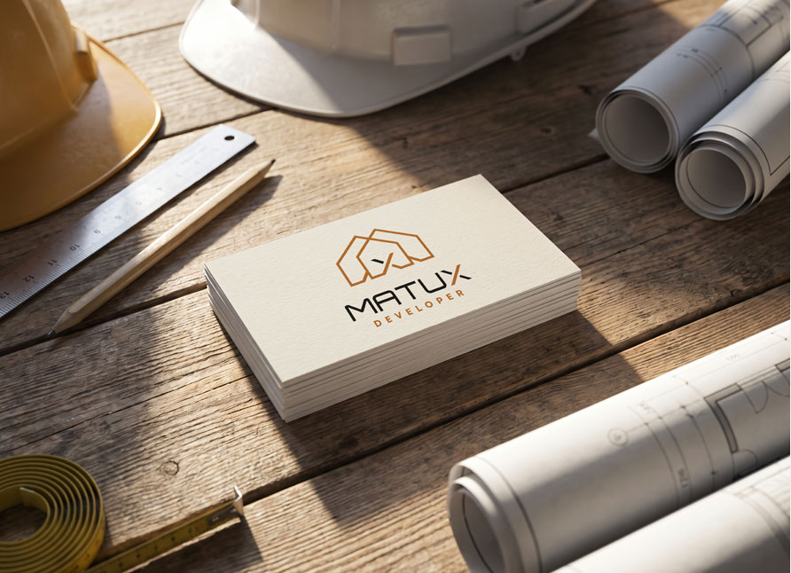 Materiały projektowe i logo MATUX-Developer
